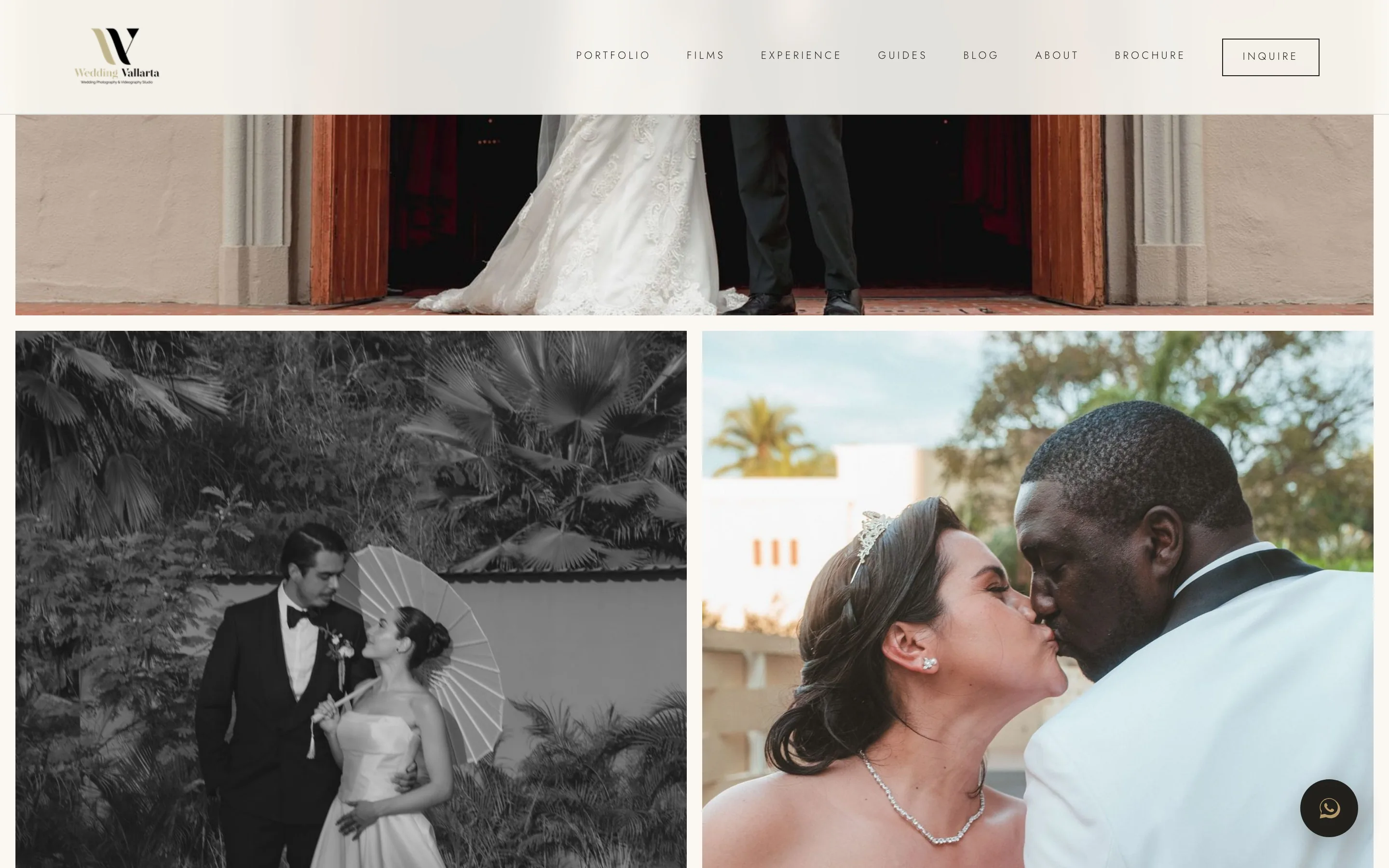 Sitio web de Wedding Vallarta, pantalla 4